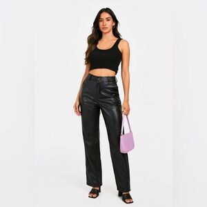 BSBW Black Meshed Crop Top Small